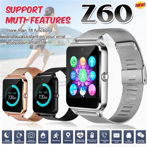 Z60 Smart Watch Support SIM TF Card 